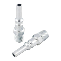 LPM1414 L PLUG MALE, 1/4" BODY x 1/4" MNPT