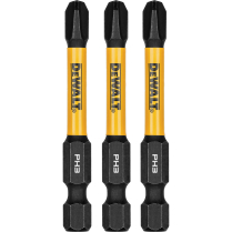 UAX445 DEWALT 3-Piece FLEXTORQ&reg; Impact Screwdriving Bits, Ph