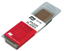 52150 Standard Razor Blades. Contains 100 1095 carbon stl