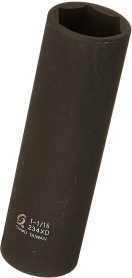 SUN-234XD, 1/2" DR. 1-1/16" EXTRA DEEP IMPACT SOCKET