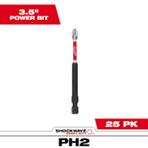 MIL-48-32-4791, 3.5IN POWER BIT PH2 (25PK)