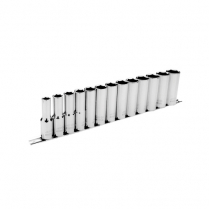 601314 13 PC. 1/2" DR. DEEP METRIC SOCKET SET, 6 PT.