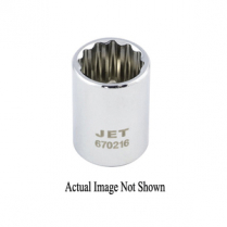 670216 SOCKET, 12 PT, 1/2", 1/4" DRIVE