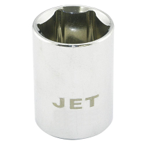 672508 1/2" DR CHROME SOCKET - METRIC - REGULAR - 6 POINT -