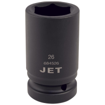 JET 1"-DR-X-26-MM-REGULAR-IMPACT-SOCKET---6-POINT