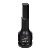 687214 HEX BIT IMPACT SOCKET 7/16", 1/2" DR
