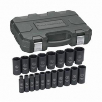 GEARWRENCH 84934N DEEP IMPACT SOCKET SETT SAE 19PC MOD