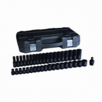 39-PC 1/2" DR 6 POINT STD & DEEP MET IMPACT SOCKET SET MODER