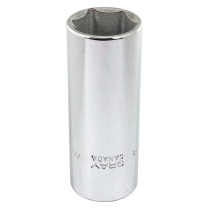 GRAY tOOLS SOCKET 7/8INX1/2IN DR 12PT DP 3.25