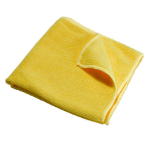 A50105E MICROFIBRE CLOTH 14"X14" YELLOW 250GSM 10EA/PK