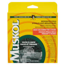 159-0836-6 Muskol Mosquito/Insect Repellent Coils,10pk
