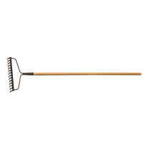 80759 Garant Bow rake 14 steel tines 51" hardwood handle