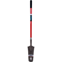 NN241 Heavy-Duty Drain Spade, Carbon Steel, 16" x 6" Blade,