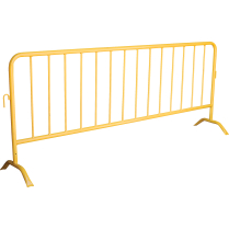 SEE396 Portable Barrier, Interlocking, 102" L x 40" H, Yello