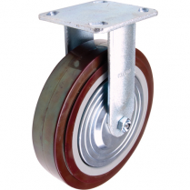 ML402 Caster, Rigid, 8" (203.2 mm), Polyurethane, 1000 lbs.