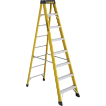 6908 FIBERGLASS STEP LADDER 8'