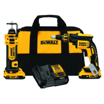 DEWALT DCK263D2 SHELL 20V SCREWGUN & CUT-OUT COMBO KIT