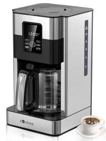 043-2021-6 Stainless Steel Touch Screen Coffee Maker, 12-Cup