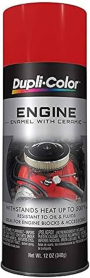 CDE1653 Dupli-Color Engine Enamel with Ceramic, Gloss, Red,