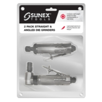 G2S SUN-SX2PK 2 PCS 1/4" MINI DIE GRINDER KIT STRAIGHT & 90