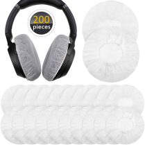 B08BC166B7 200 Pieces Disposable Headphone Ear Cover Non-Wov