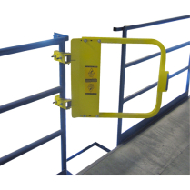 LSG-33-PCY STEEL SAFETY GATE YELLOW  31-3/4"-35-1/2" PS IND