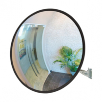 Convex Mirror with Telescopic Arm, Indoor/Outdoor, 26" DiA.