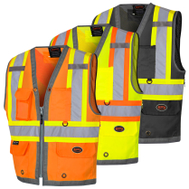 JET 6672 MESH BACK ZIP FRONT SURVEYOR VEST 4XL