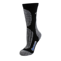 GKS 84-370-GG MEN'S SOCKS, GREY, COOLMAX/COT/POLY BLEND,L