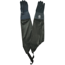 NORTH 1812FWG01/10XL PVC GLOVES W/ATTACHED SLEEVES,XL