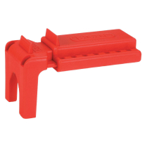 NORTH #BS02R BALL VALVE LOCKOUT 1/2" - 2-1/2", RED