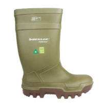 DUNLOP THERMO D662843-25 MEN'S GREEN RUBBER BOOT, SIZE 6