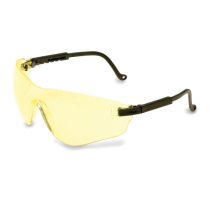 UVEX S4502X FALCON GLASSES BLK FRAME W/AMBER LENS