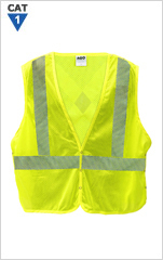 AGO HV-0A2 HI VIZ FR/ARC FLASH VEST 2M, 3L, 2XL, 2XXL