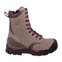 PF648 WOMENS 8INCH WATERPROOF W/ZIPPER GREY 9