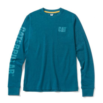 1010016 WOMENS CAT TRADEMARK BANNER SHIRT TEAL SMALL