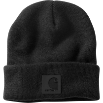 CARHARTT 101070 TONAL PATCH BEANIE BLACK