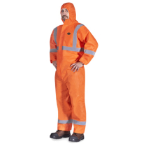 2077XL HI VIS DISPOSABLE COVERALLS