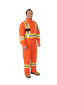 40479 HIGH VIS FR COVERALL 9OZ 2X OR
