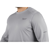 MILWAUKEE 415 WORKSKIN L/S GRAY 2XLARGE