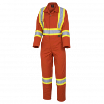 5514W, WOMEN'S SAFETY COVERALLS - POLY/COTTON, XL