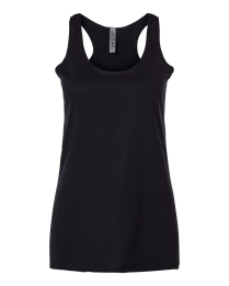 6733, Women’s Triblend Racerback Tank, blk, lg