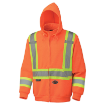 6924, HI-VIZ SAFETY FLEECE , 2XL, ORG