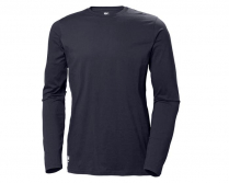 79159, W'S MANCHESTER L/S, BLK, SMALL