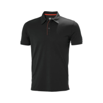 79248 HH KENSINGTON TECH POLO BLACK SMALL