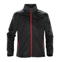 GSX-2, Men's Axis Thermal Jacket, BLK/RED, XL, EMB