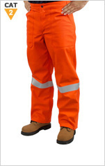 HO-610 P AGO ARC/FR INCLEMENT WEATHER PANTS ORANGE 2XL