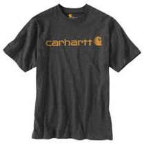 K195 CARHARTT LOGO SS SHIRT CARBON XL