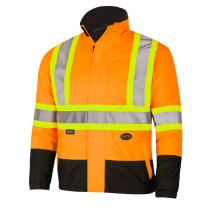 5407XL Hi-Viz Orange Heated Insulated Safety Jacket