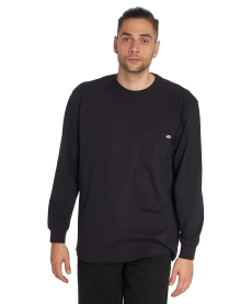 WL450BK DICKIES LS HEAVYWEIGHT CREW NECK BLACK 3X